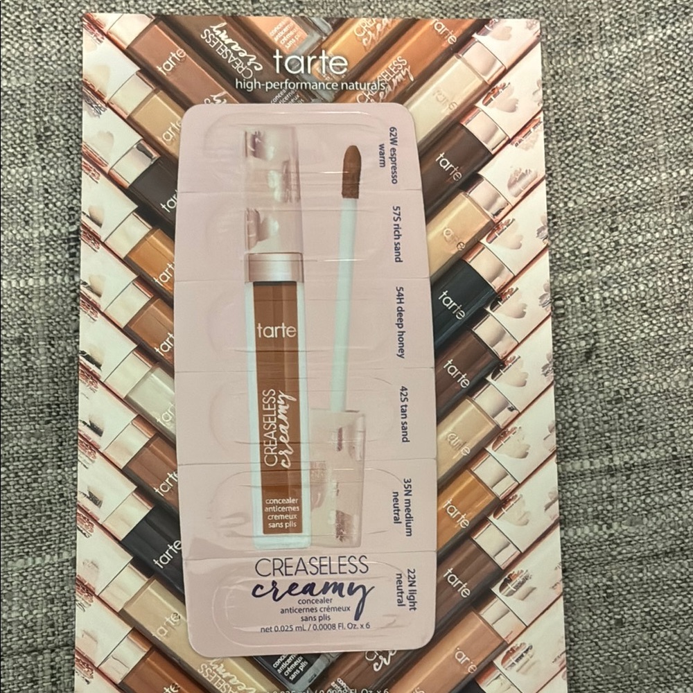 BUNDLE & SAVE SAMPLE tarte creaseless creamy 24 hour moisturizing concealer